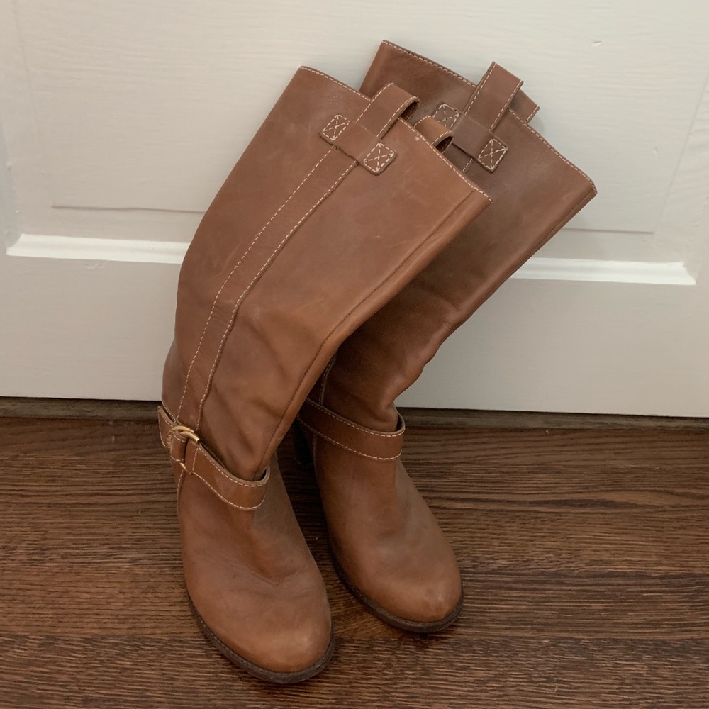 GUC Ralph Lauren High Heel Riding Boots